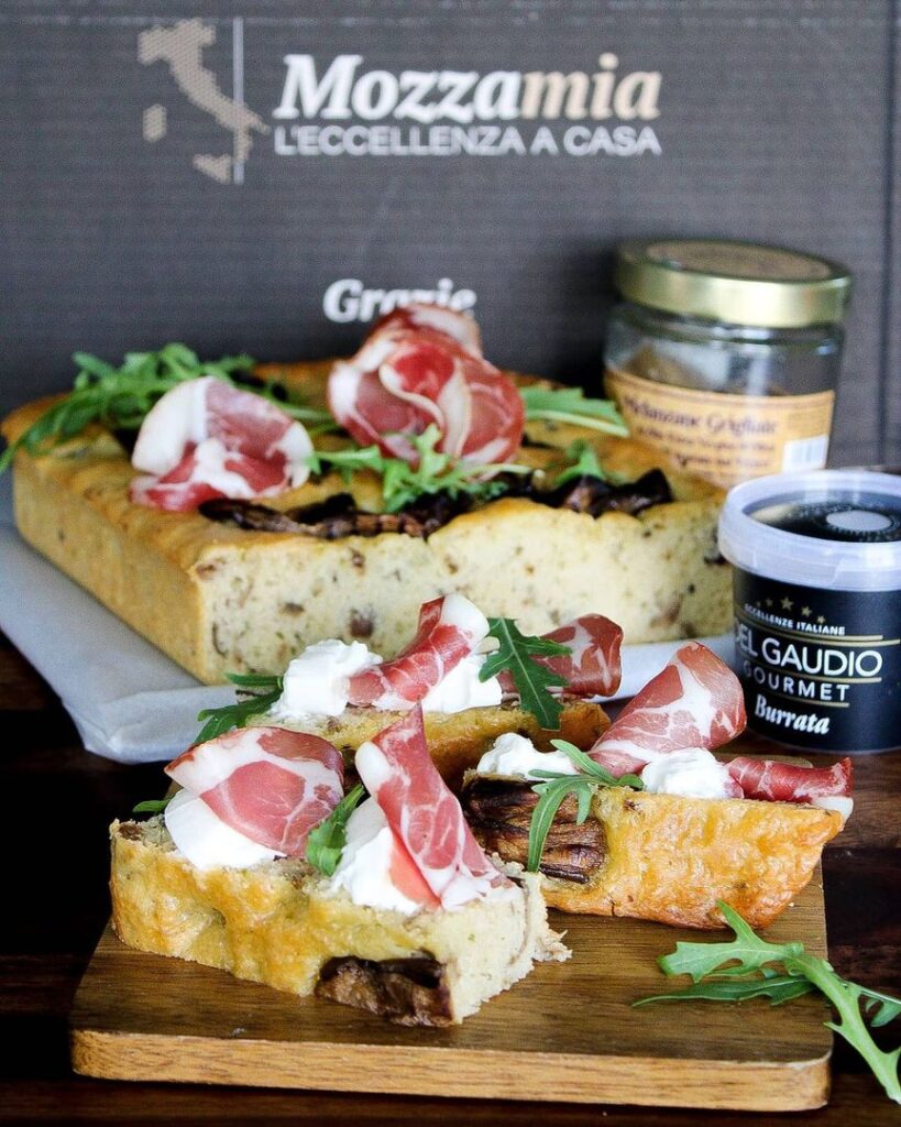 Foccacia aux aubergines grillées