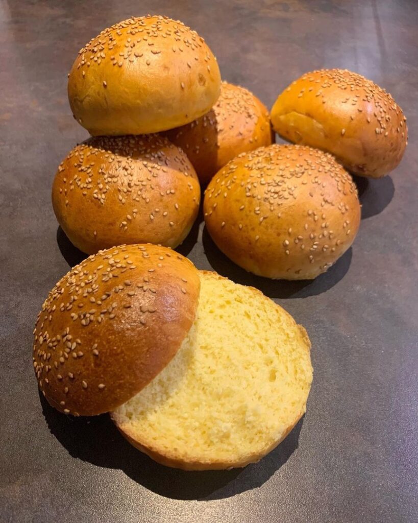 Pains burger briochés