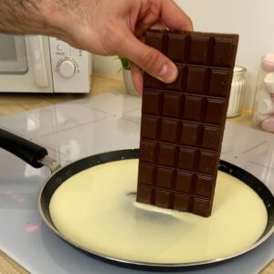 Schoko-Bananen-Pfannkuchen