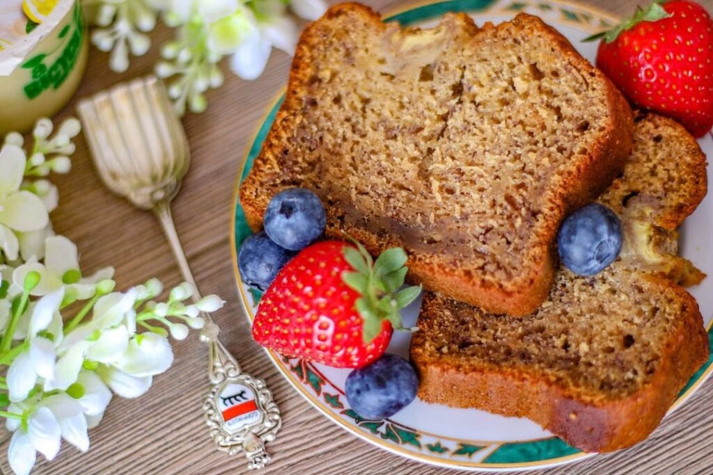 Banana bread au citron sans matière grasse