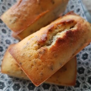 Mini-cake au citron et graines de chia