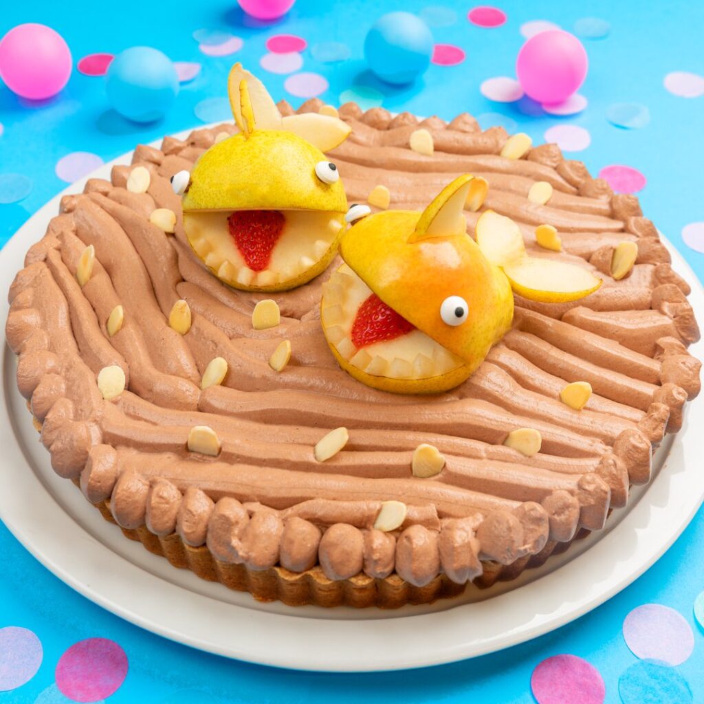 La tarte cachalot poires et chocolat