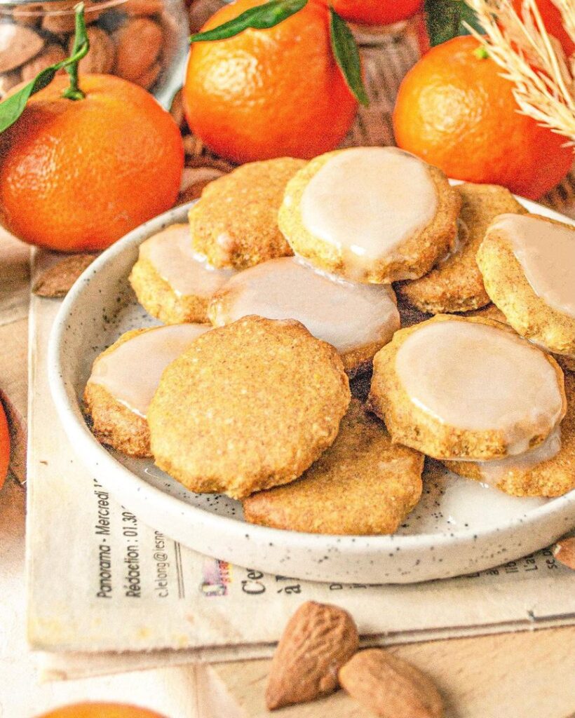 Biscuit moelleux à la clémentine vegan