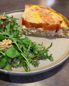 Quiche allégée au thon et aux tomates