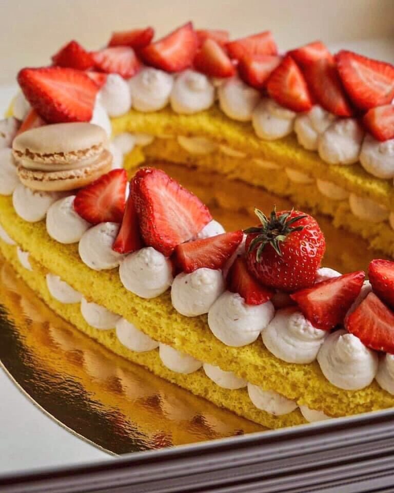 Number cake version légèreté Number cake version légèreté