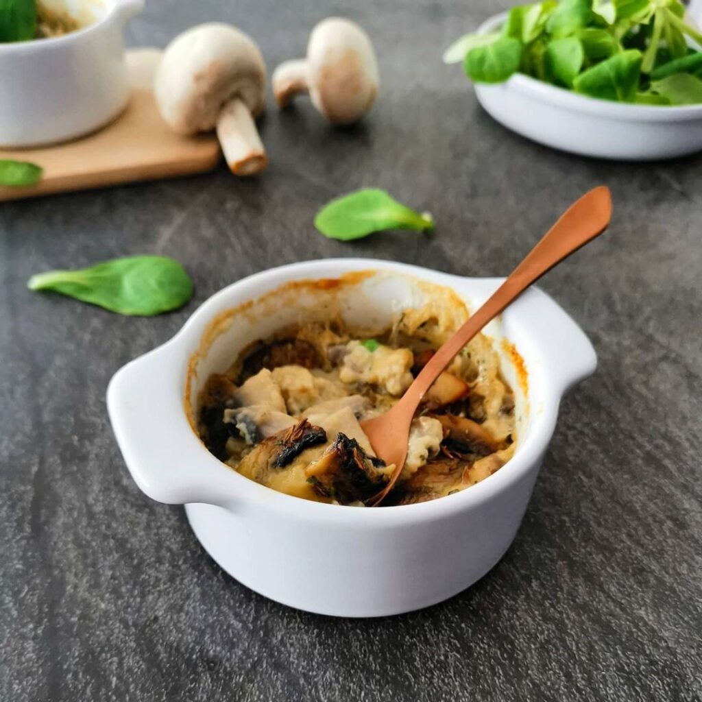 Cassolettes champignons munster