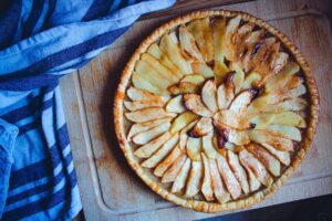 Tarte aux pommes nappage abricot