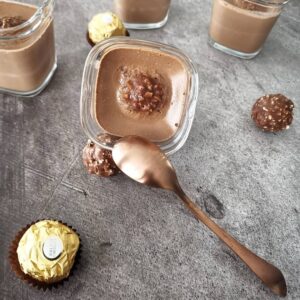 Crèmes dessert ferrero rocher