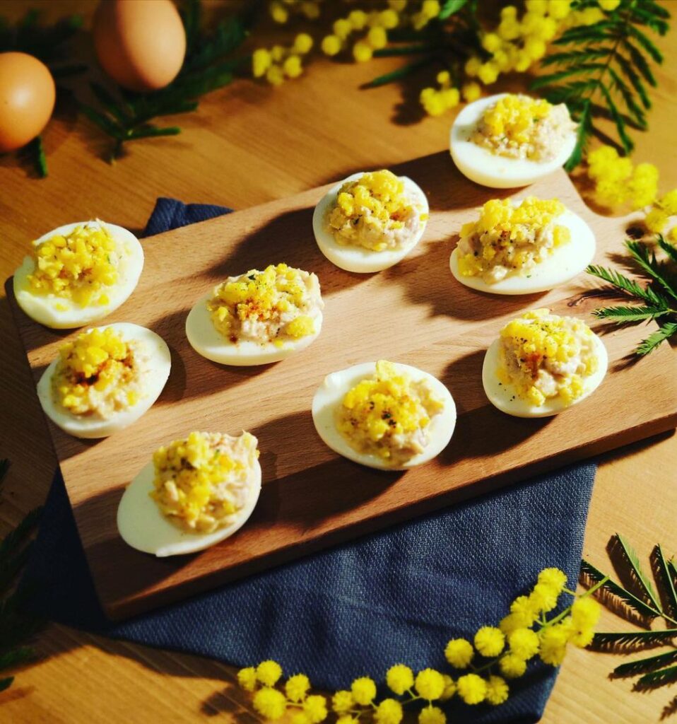 Oeufs mimosa