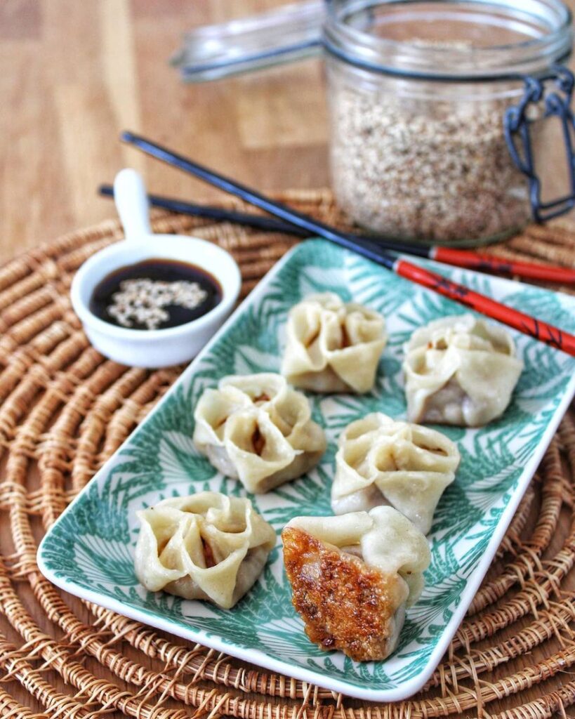 Dumplings poulet gingembre