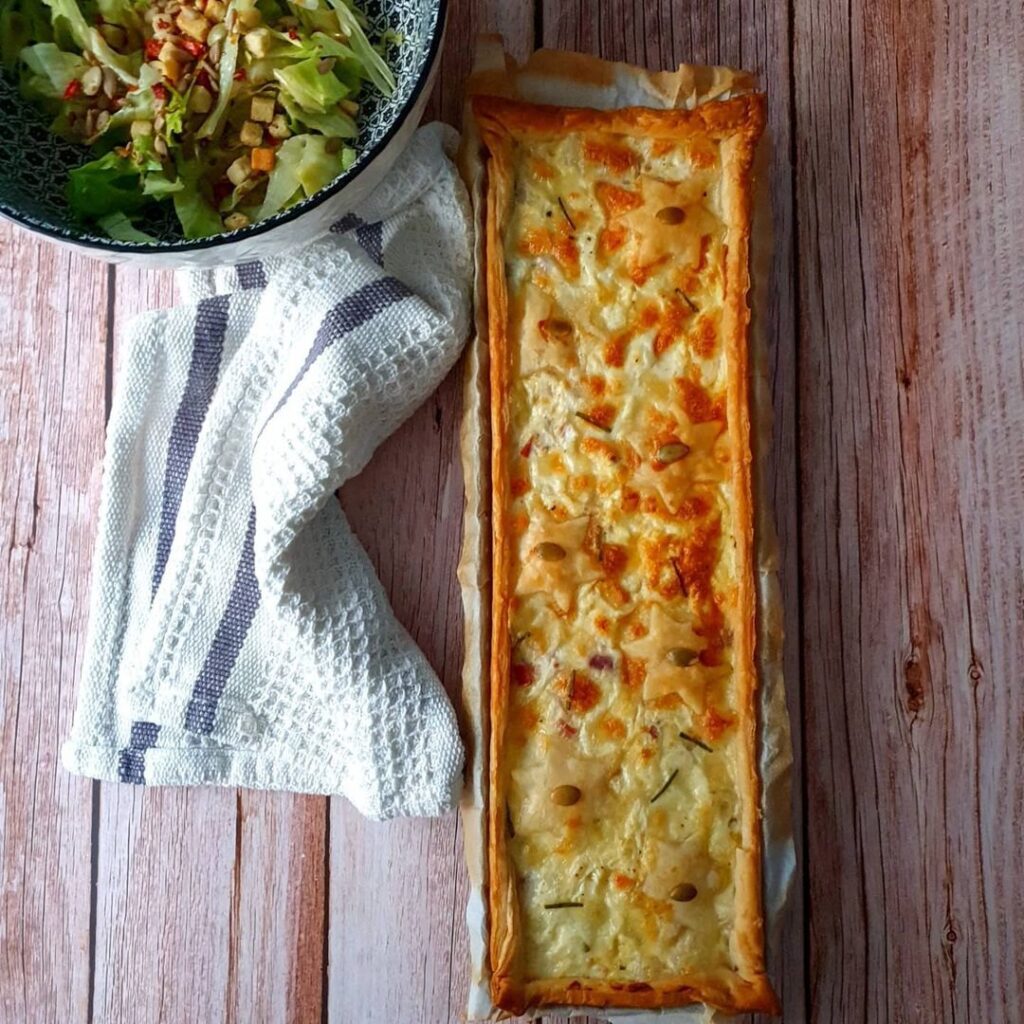 Tarte jambon mozzarella