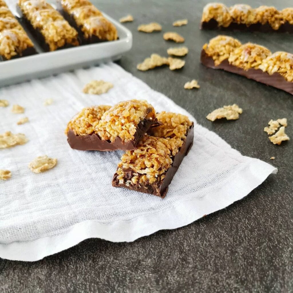 Barres de céréales chocolatées