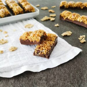 Barres de céréales chocolatées