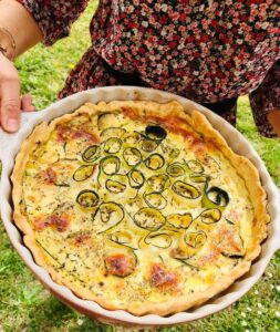 Ma version de la tarte aux courgettes