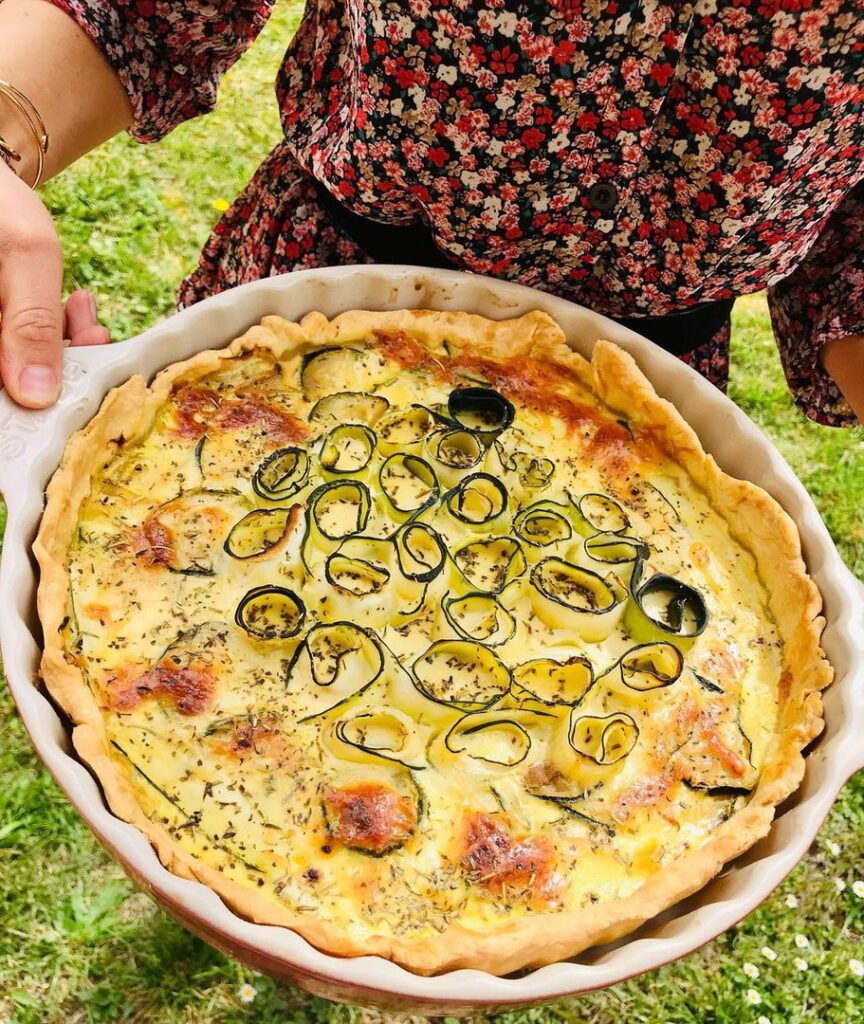 Ma version de la tarte aux courgettes