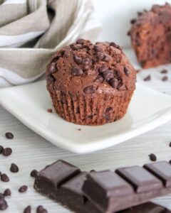 Muffin double chocolat
