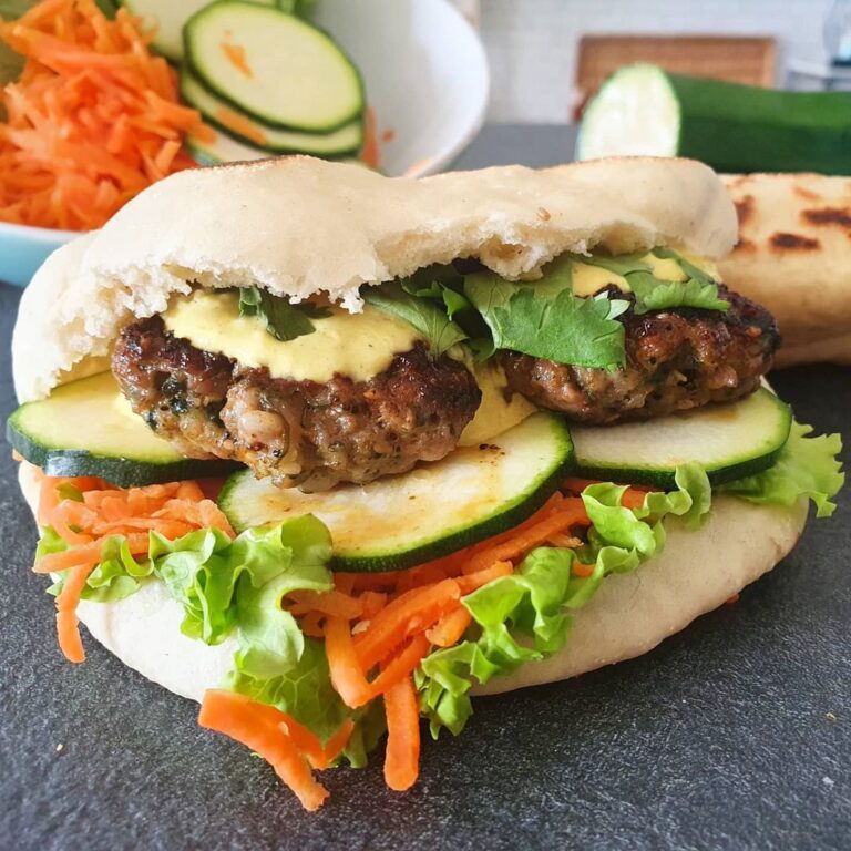 Pain pita bœuf et légumes Pain pita bœuf et légumes