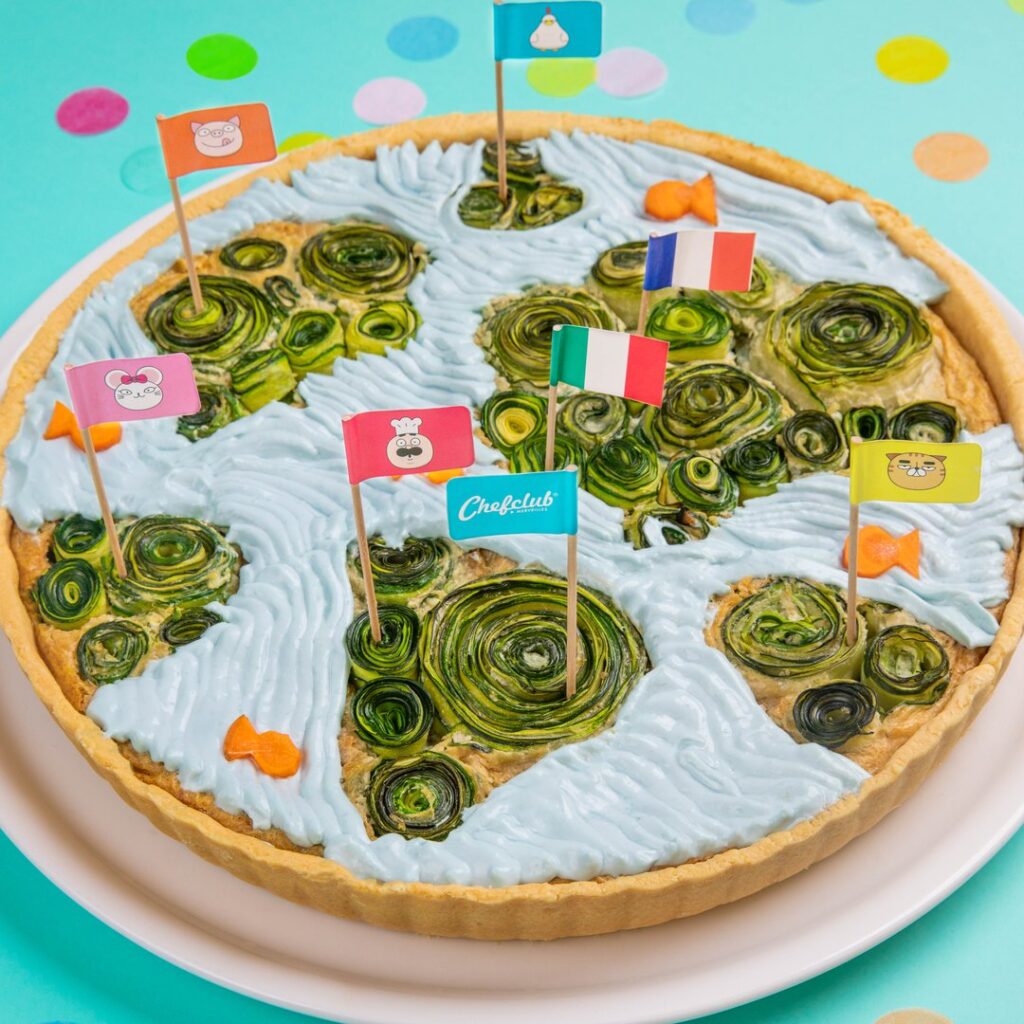 La quiche carte du monde