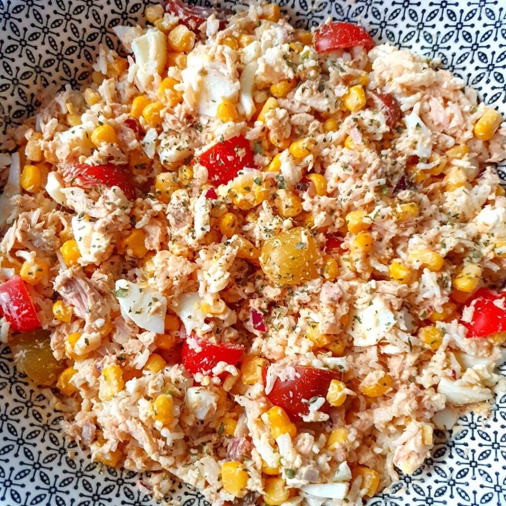 Salade de riz au thon