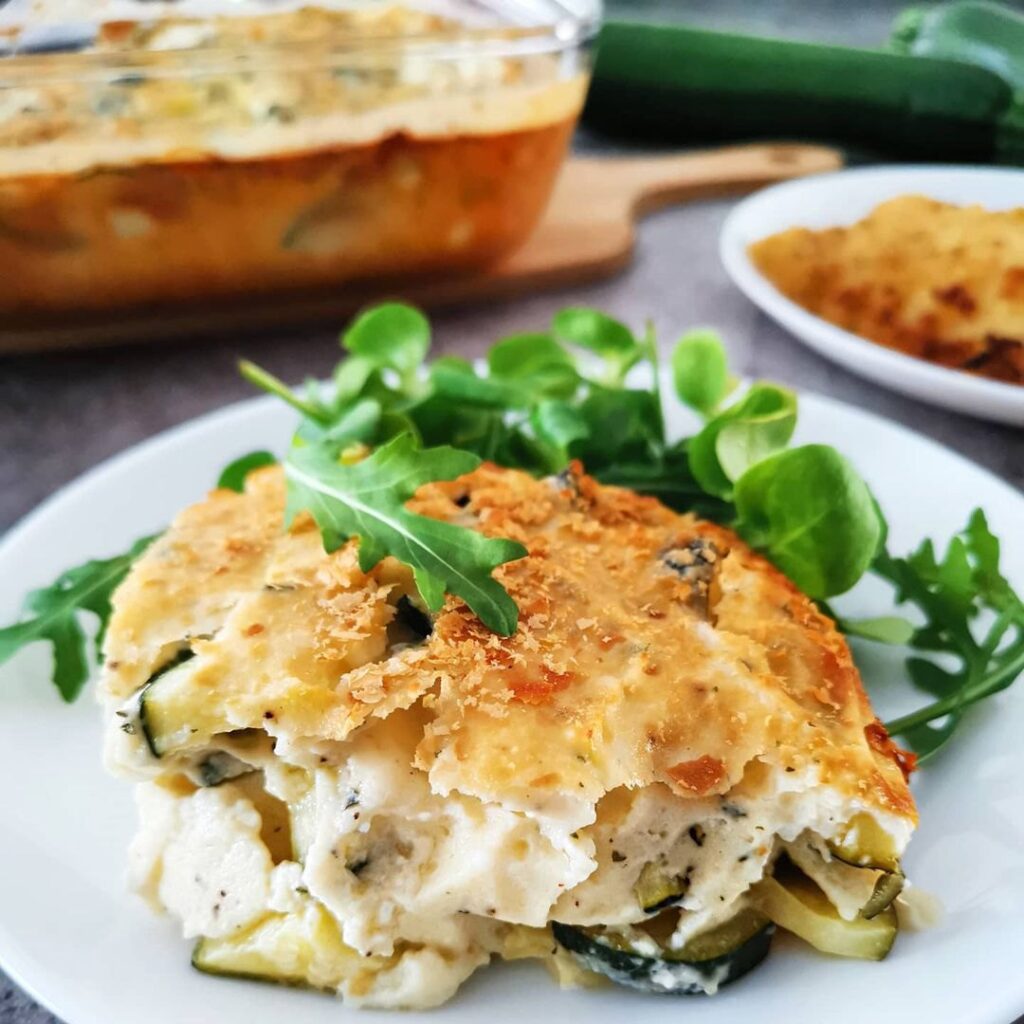 Clafoutis de courgettes fêta