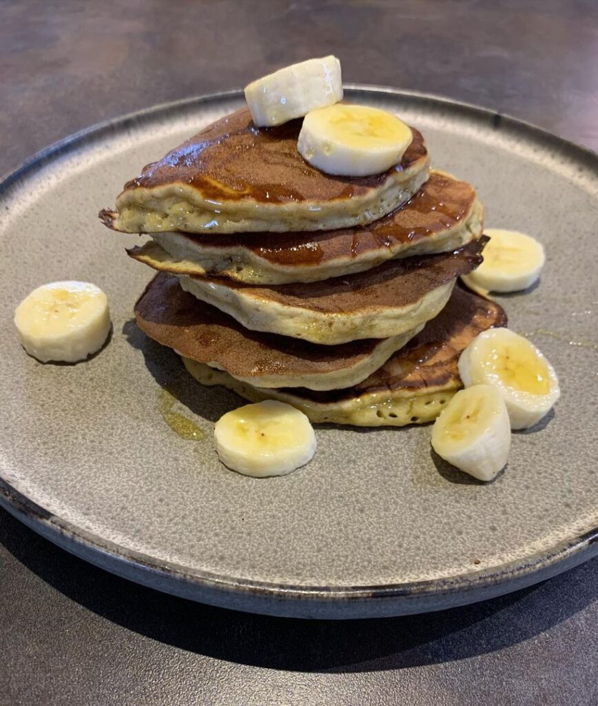 Pancakes legers a la banane