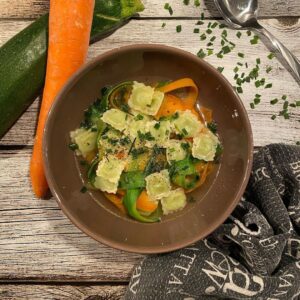 Ravioles carotte et courgette