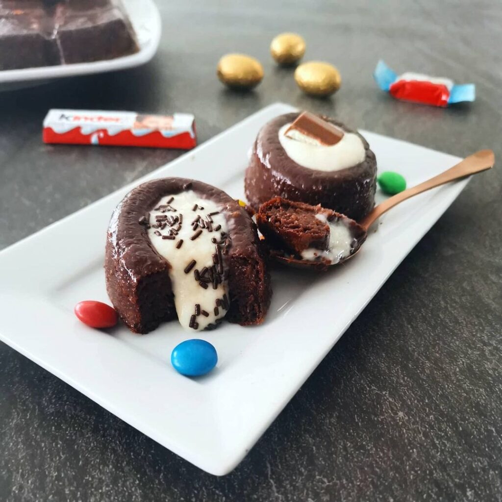 Savarins pudding chocolat praliné aux restes de gâteaux