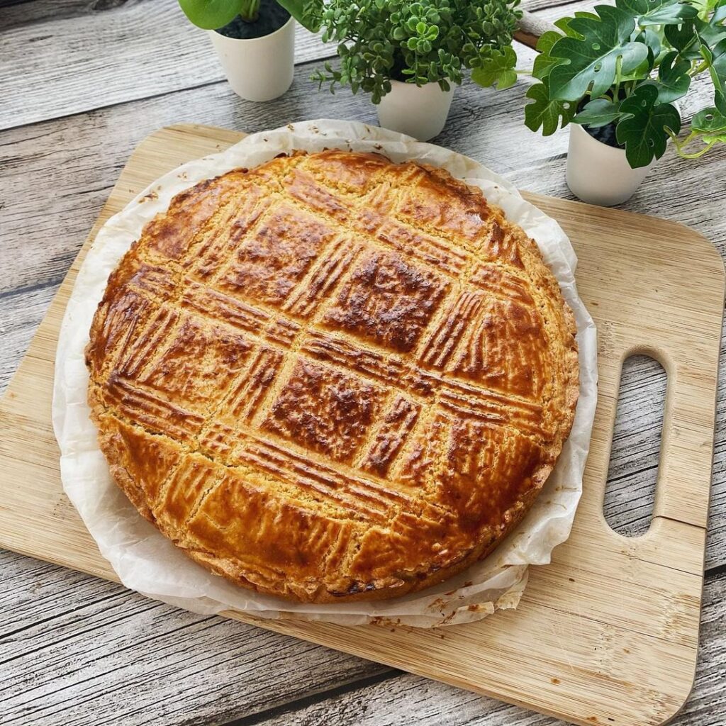 Gâteau basque praliné