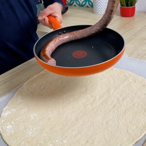 Currywurst-Pizza!