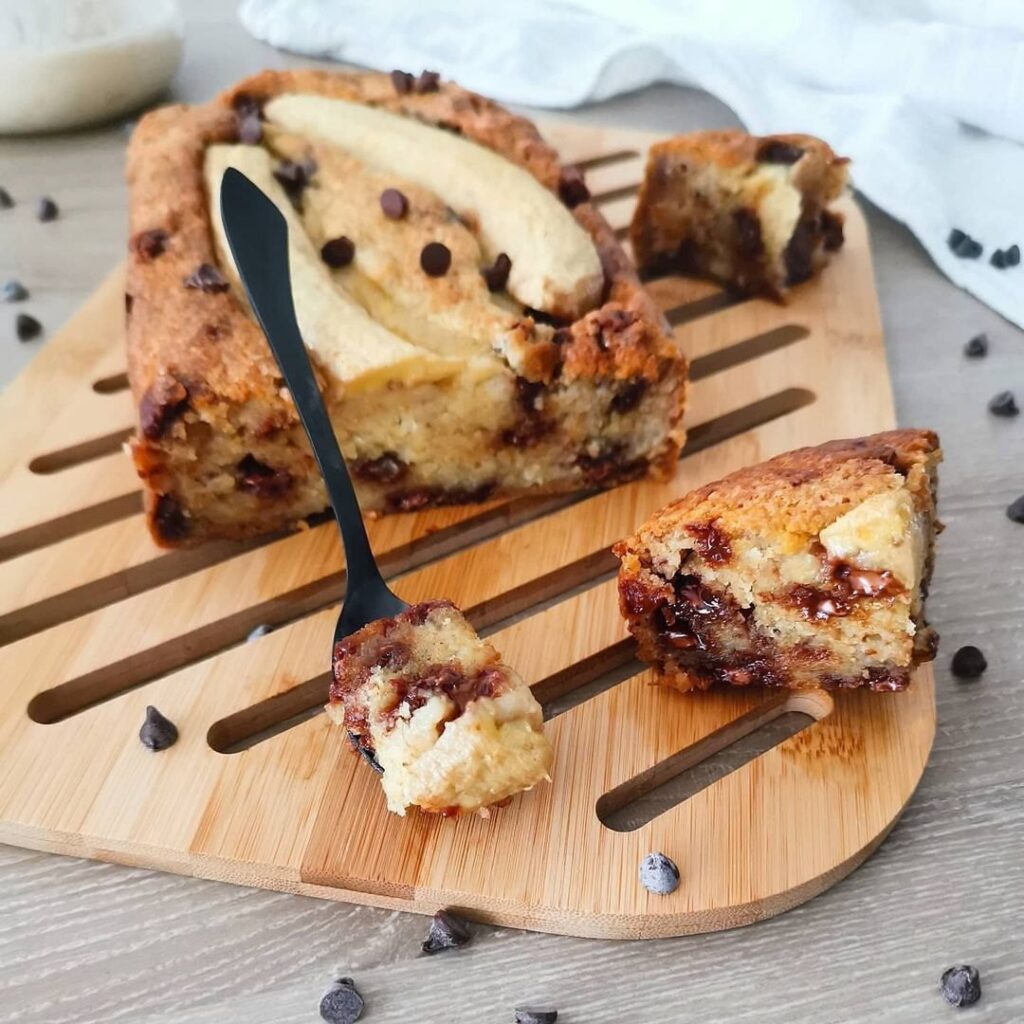 Cake à la banande et à la polenta