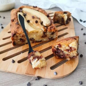 Cake à la banande et à la polenta