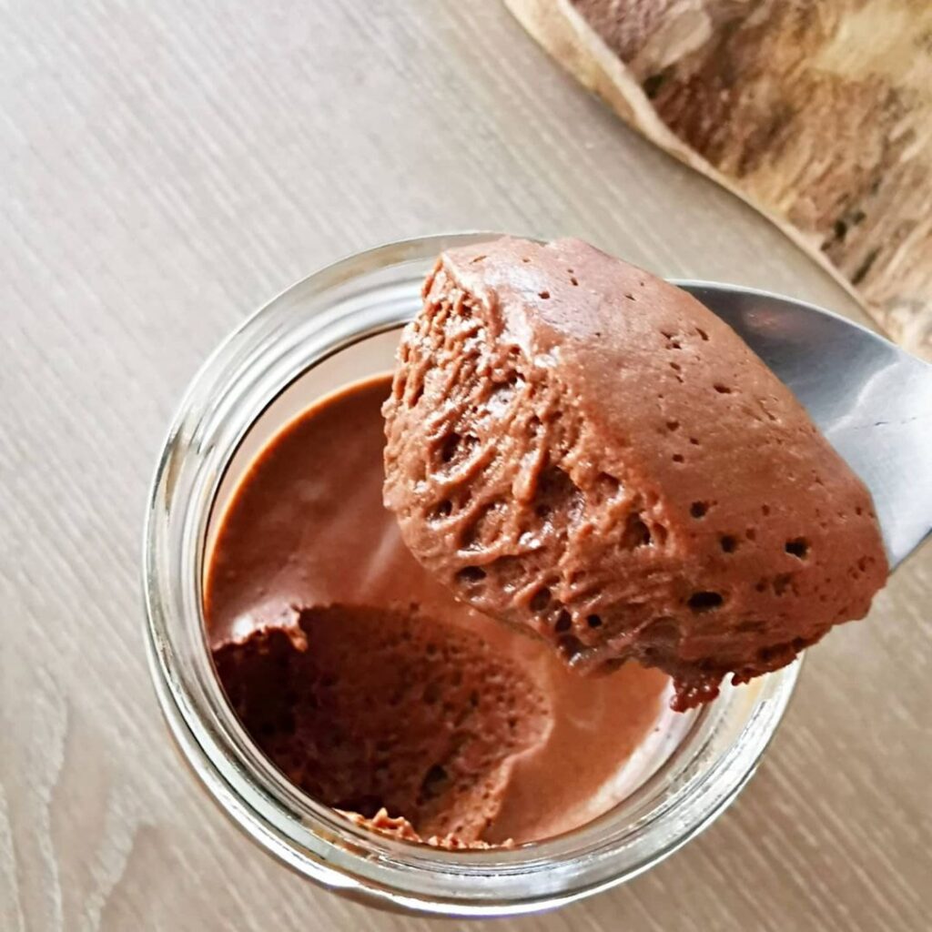 Mousse au chocolat de pois chiches vegan