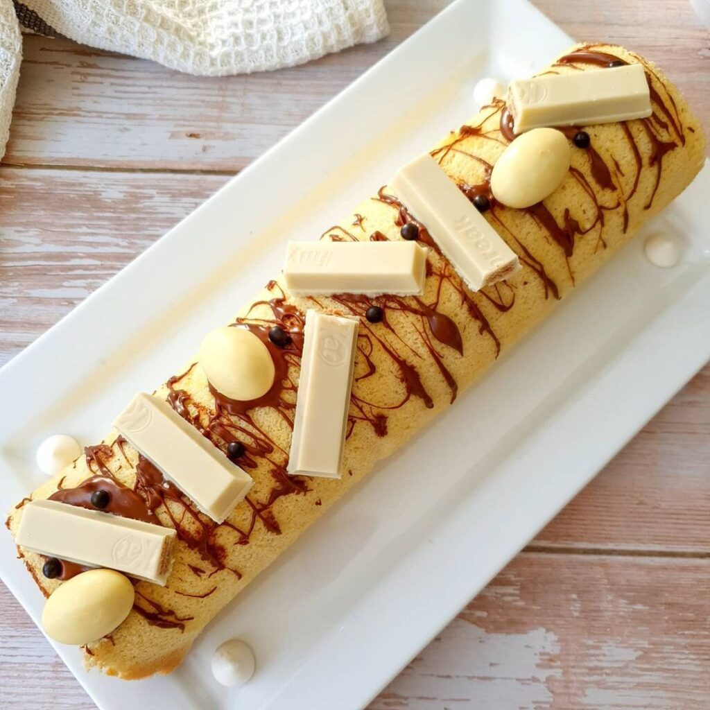 Roulé au chocolat d&rsquo;anniversaire