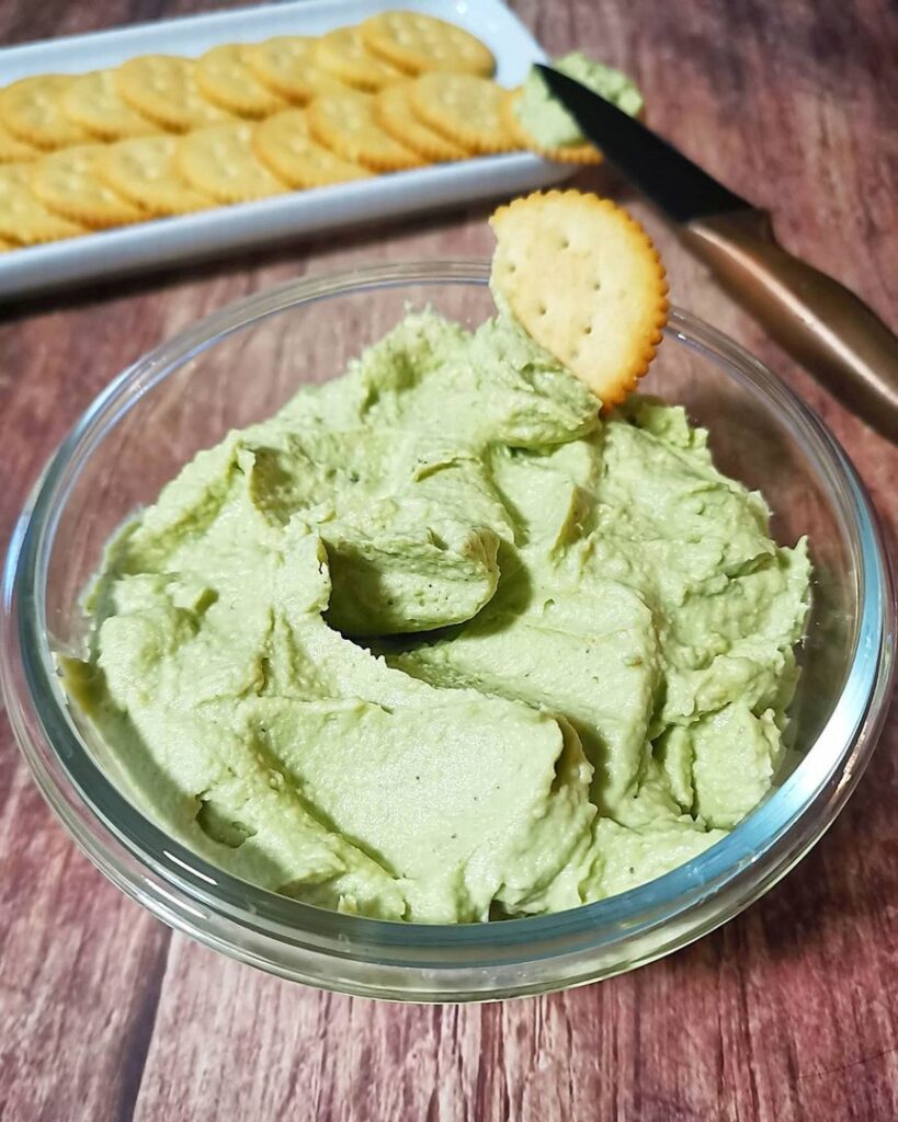 Houmous à l&rsquo;avocat  et pois chiches
