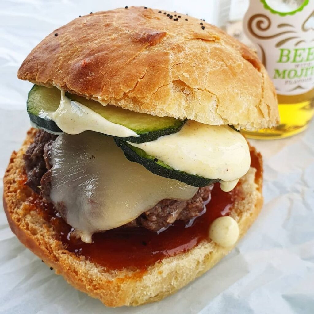 Burger à la tome de brebis