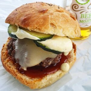 Burger à la tome de brebis