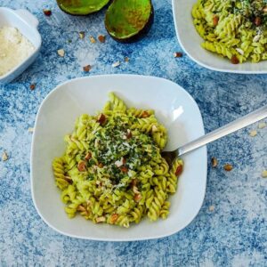 Pâtes à la crème d&rsquo;avocat