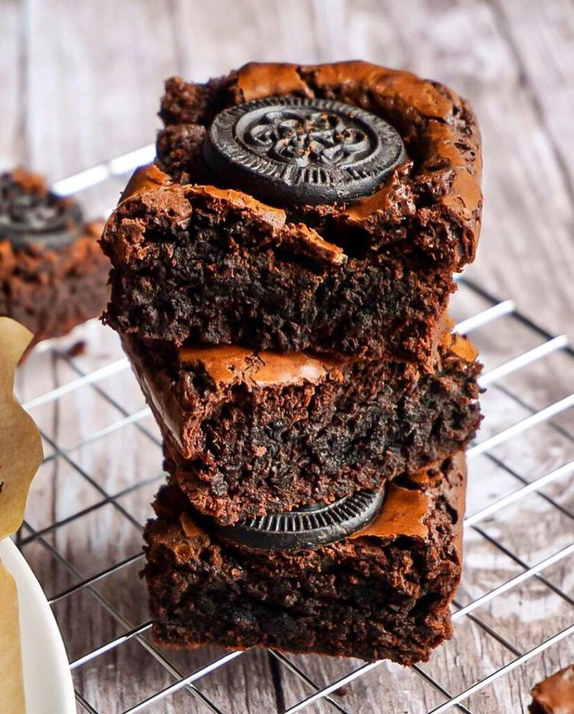 Brownie fondant aux oreos