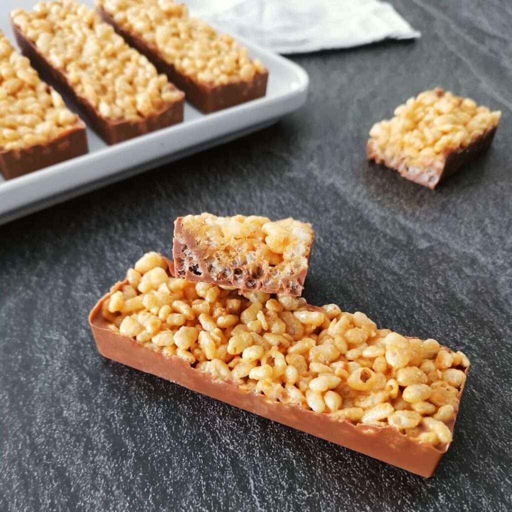 Barres de céréales au riz soufflé