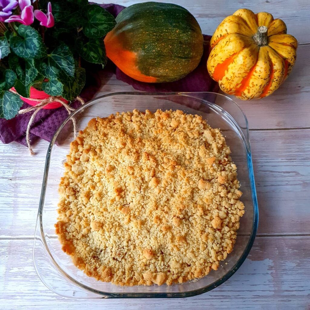 Crumble butternut quinoa au parmesan
