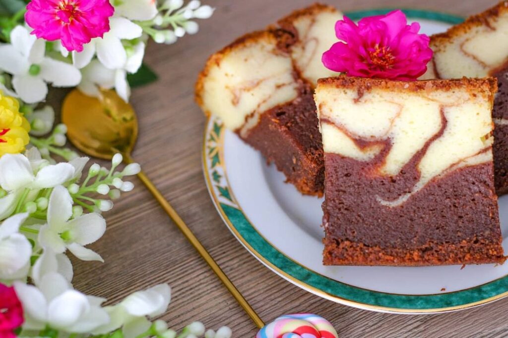 Brownie cheesecake