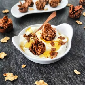 Fromage blanc aux roses des sables