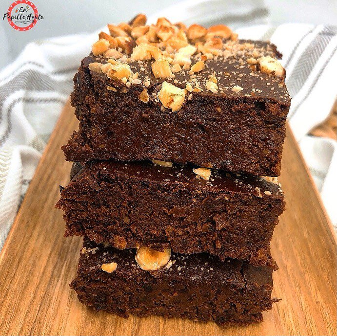 Brownie au chocolat et haricot rouge