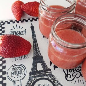 Compote pommes fraises banane orange