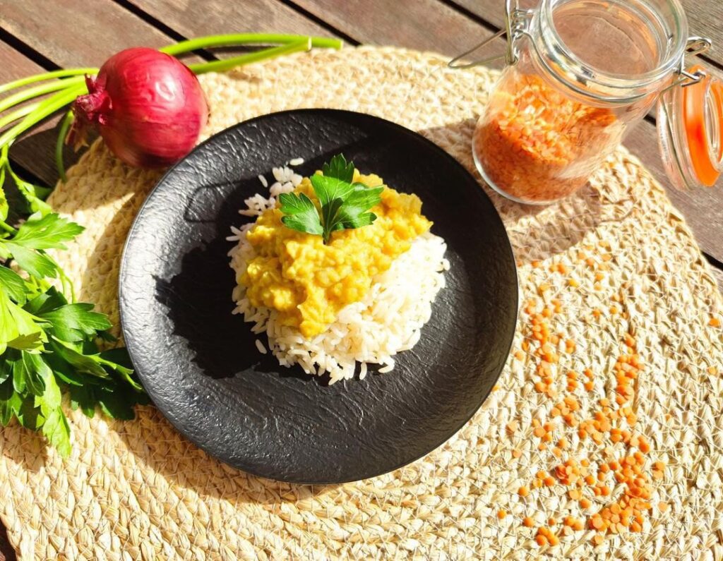 Dhal de lentilles corail