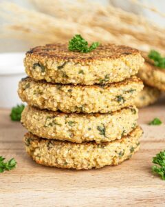 Galettes de quinoa protéinées