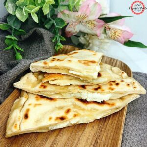 Naan au fromage de chèvre