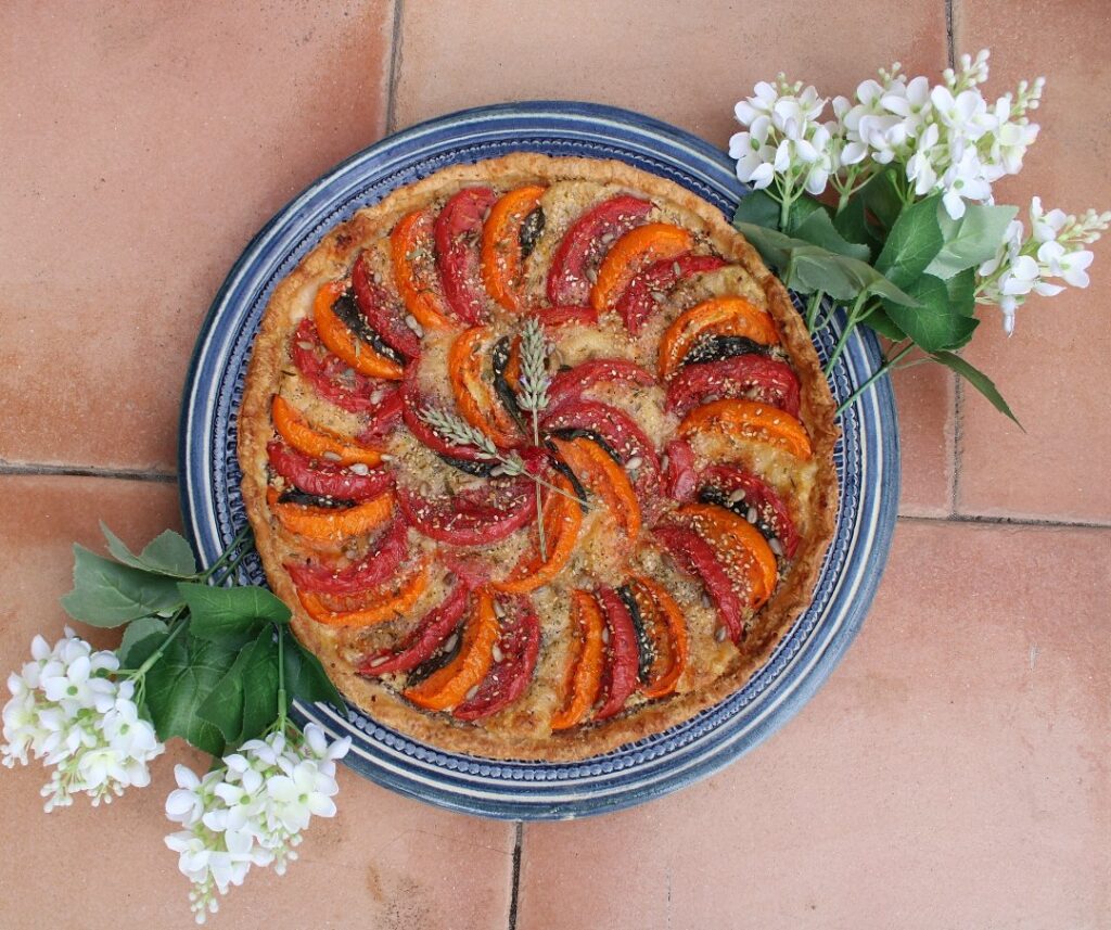 Tarte tomate mozza