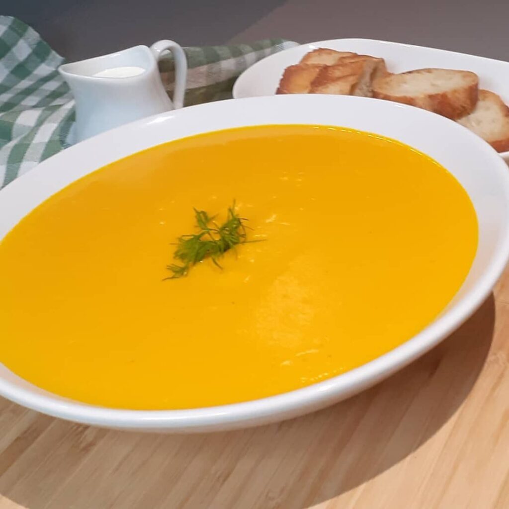 Soupe de potimarron et pomme de terre