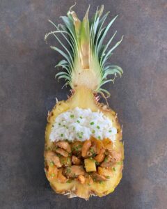 Poulet à l’ananas et noix de cajou